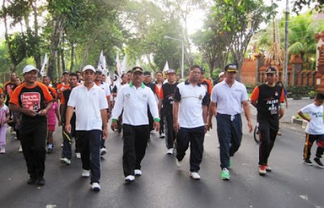 Jalan Sehat Bersama KPUD Provinsi Bali
